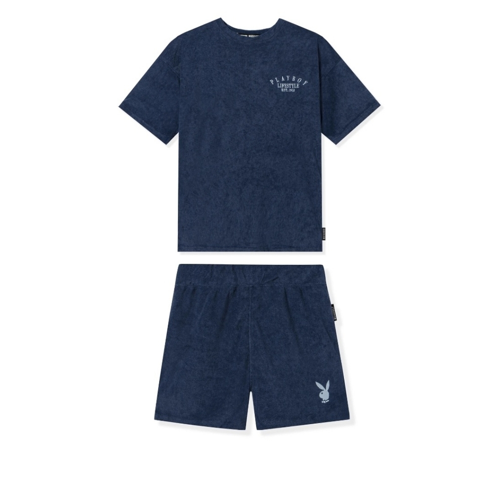 Playboy Missguided Lifestyle Cycling Set / Short & T-shirt  NEW * NEW